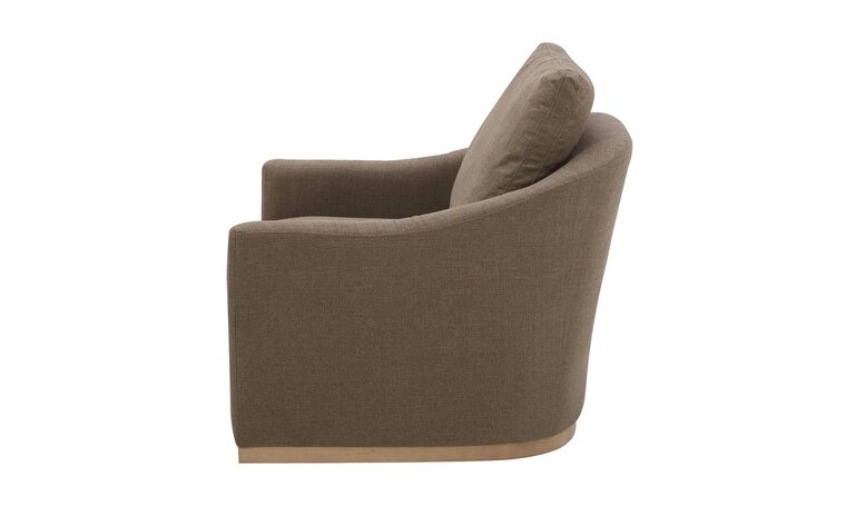 Moe's Home Linden Taupe Swivel Chair