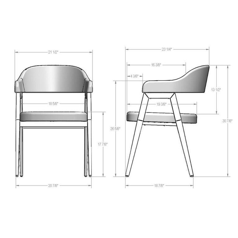 Amisco Industries Chaise Carmen