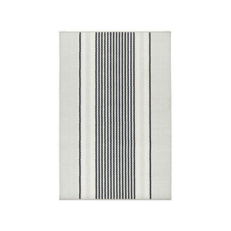 Gunner Stripe washable rug - Gray