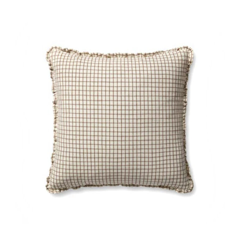 Loloi Rugs Coussin Vagues Franges Ivoire