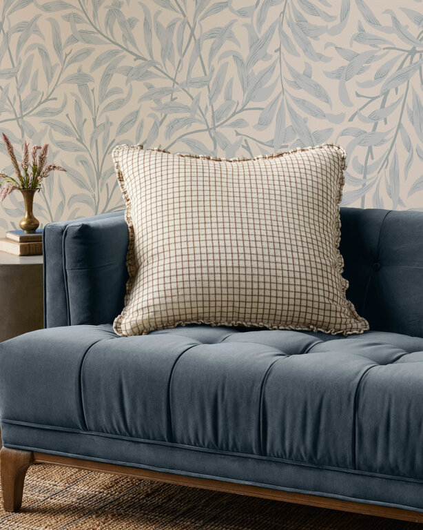 Loloi Rugs Ivory Fringed Waves Pillow