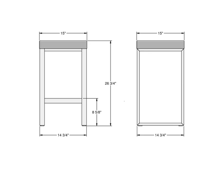 Amisco Industries Tabouret de comptoir Aaron