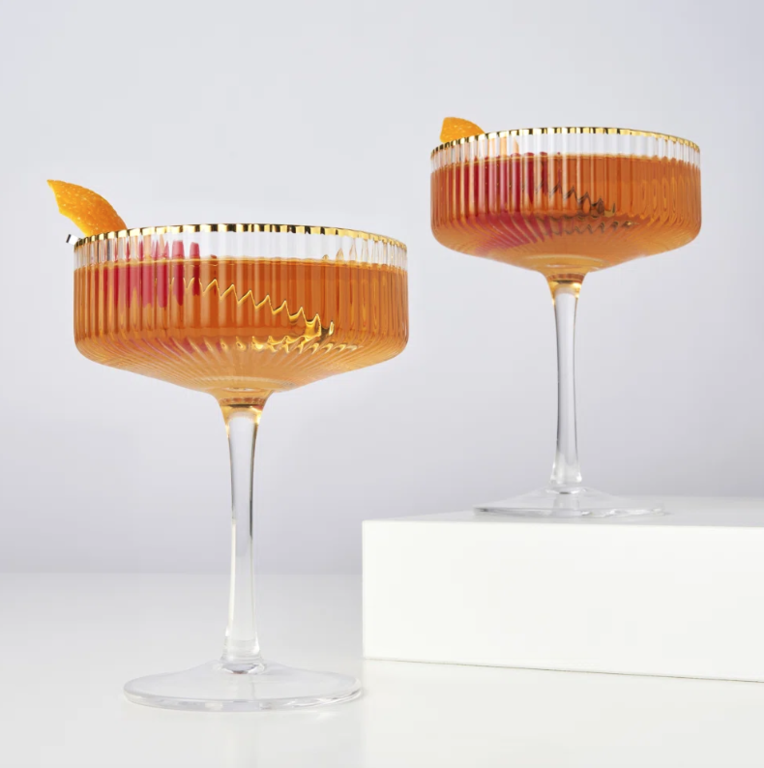 Viski Meridian Coupe Glasses