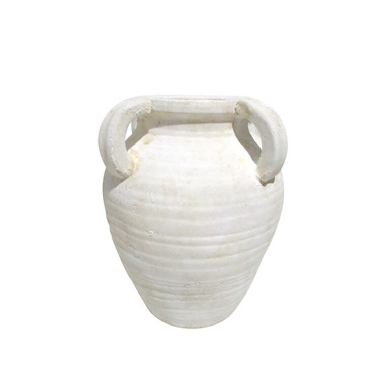 Vase Urne - Blanc - 10"