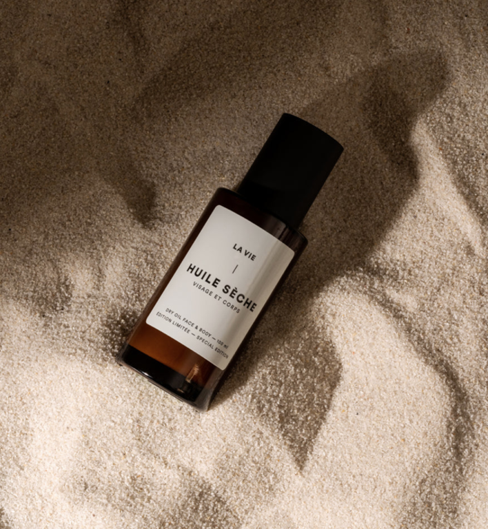 Huile sèche pour le visage et le corps