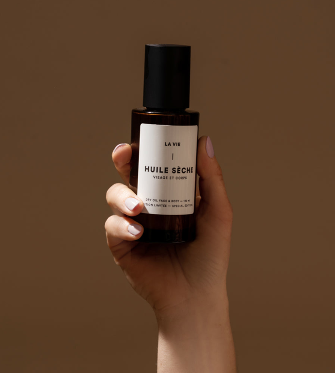 Huile sèche pour le visage et le corps
