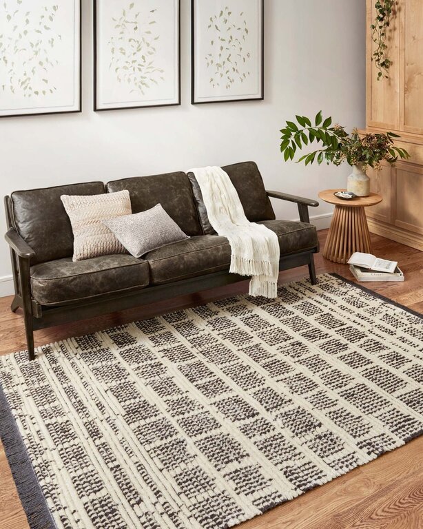 Loloi Rugs Alice Cream/Charcoal Rug