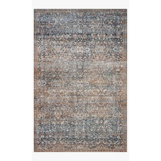 Loloi Rugs Jules Rug - Denim/Spice