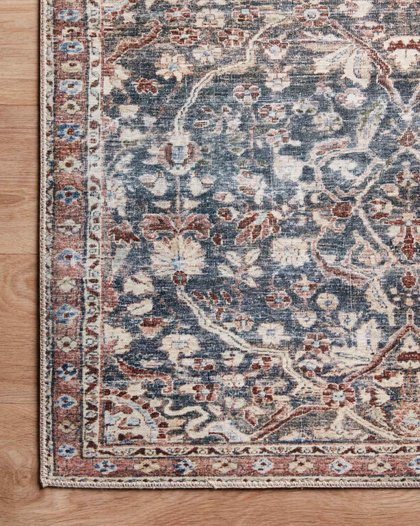 Loloi Rugs Jules Rug - Denim/Spice