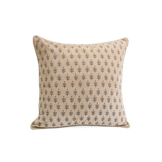 Floral Printed Velvet Pillow