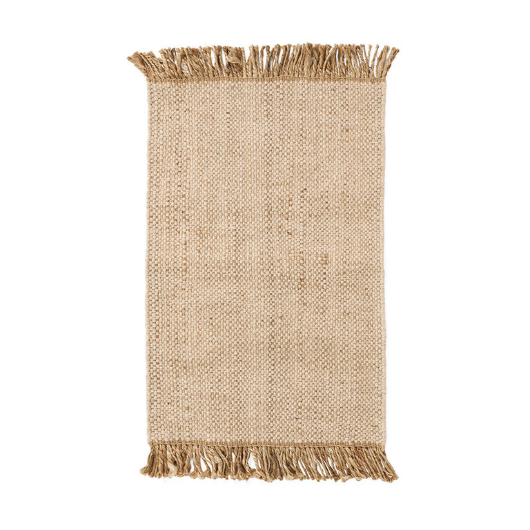 Handwoven Wool/Jute Rug