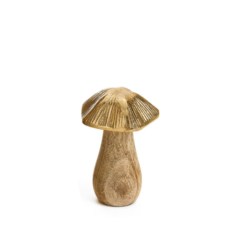 Golden Mushroom Deco