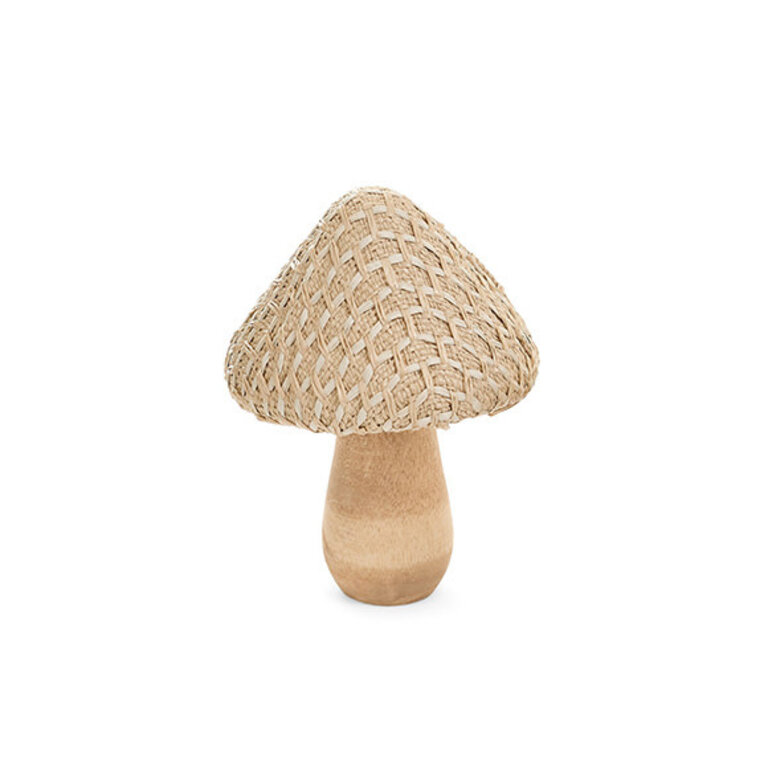Woven Mushroom Decor - Medium