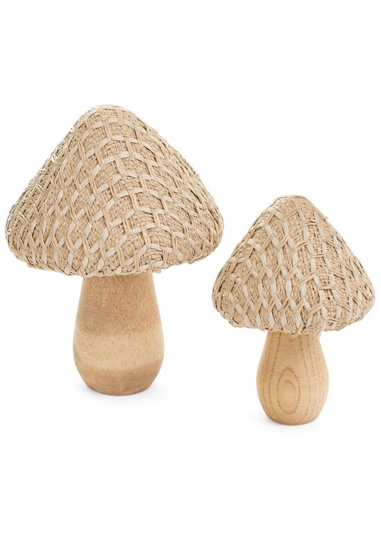 Déco Champignon Tissé - Moyen