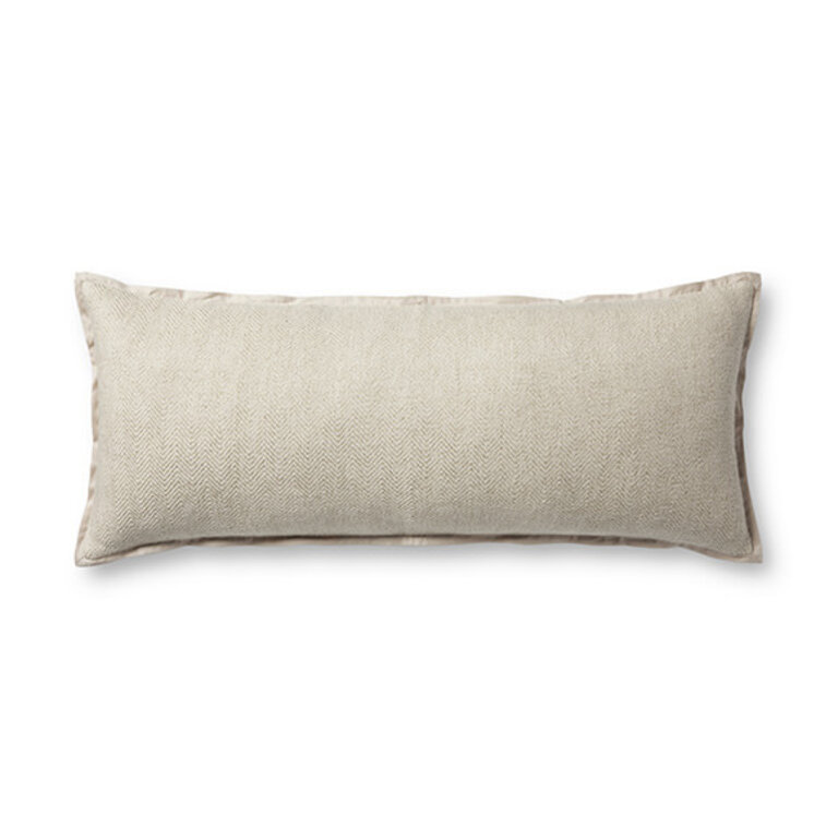 Loloi Rugs Oat Pillow - Feathers