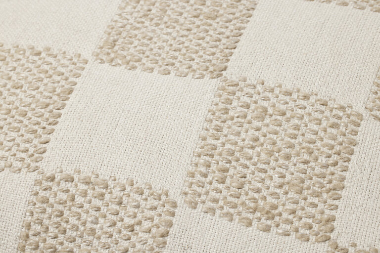 Loloi Rugs Coussin Check Beige - Plumes