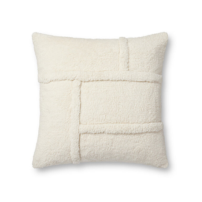 Loloi Rugs Coussin Cloud Ivoire - Plumes