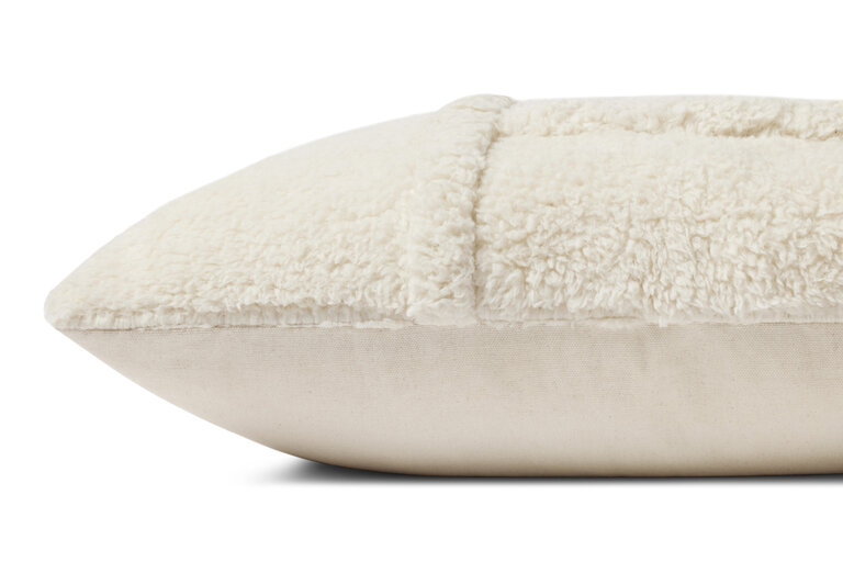 Loloi Rugs Coussin Cloud Ivoire - Plumes