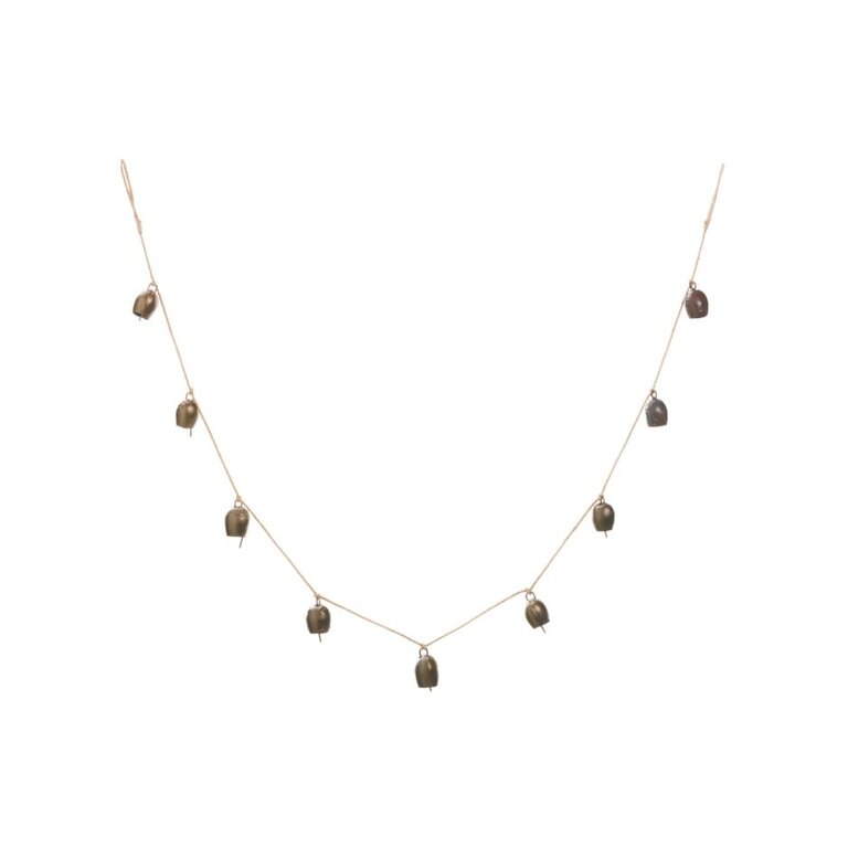 Guirlande de cloche en fer bronze