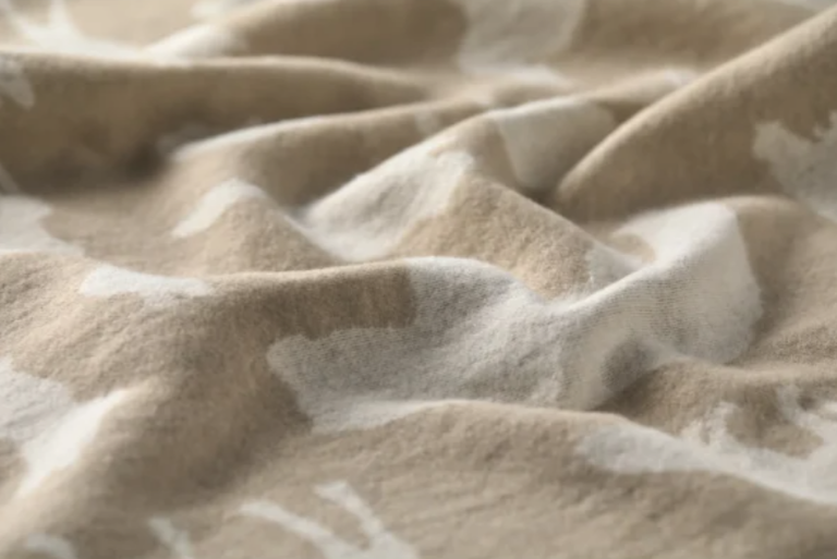 Sylt Throw "Forest Animals" - Ecru