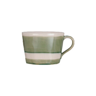 Tasse en grès  - vert pomme
