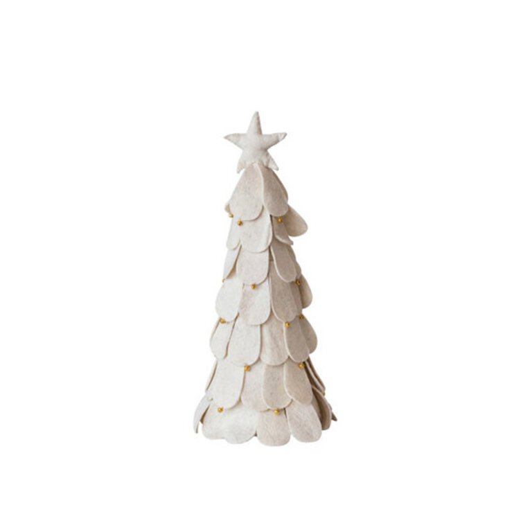 Christmas tree with bell - Cream