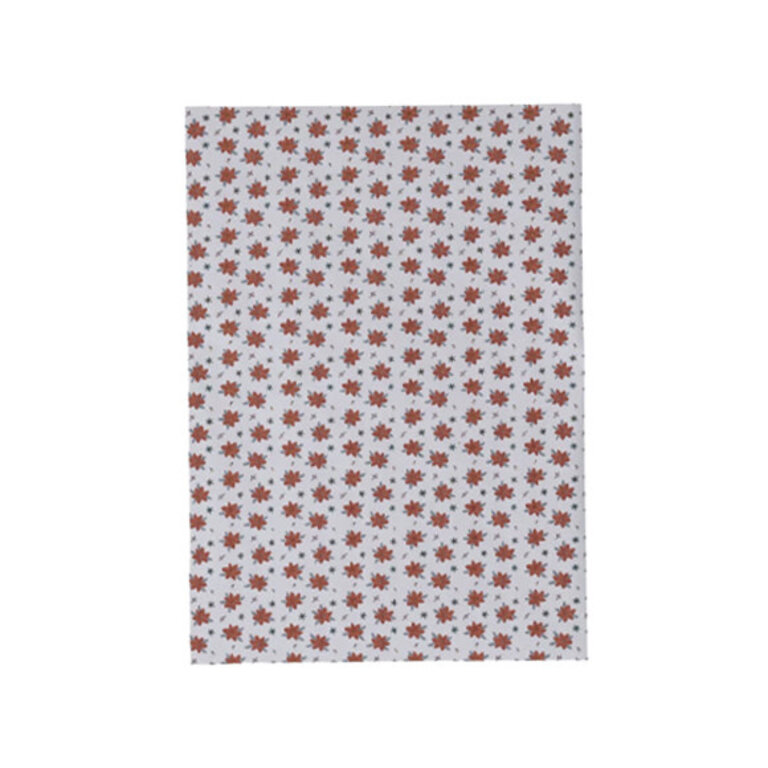 Papier d'emballage motif floral