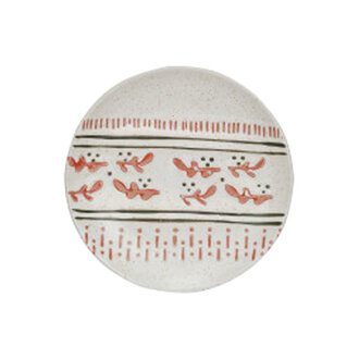 Vintage printed plate - Red