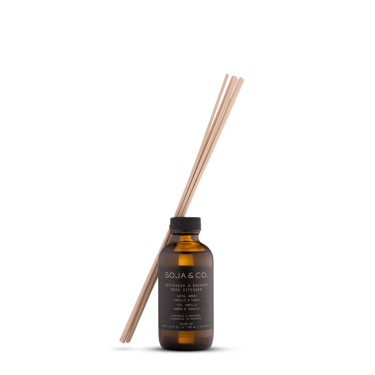 SOJA&CO SOJA&CO Reed Diffuser - Fir, Vanilla Amber + Tobacco