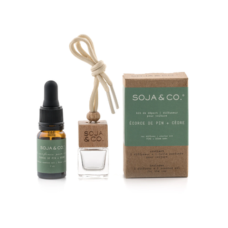 SOJA&CO Car Diffuser - Pine Bark + Cedar