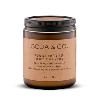 SOJA&CO Bougie - Bouleau fumé + Pin