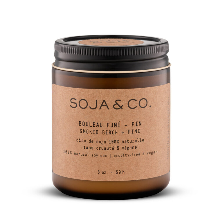 SOJA&CO Candle - Smoked Birch + Pine