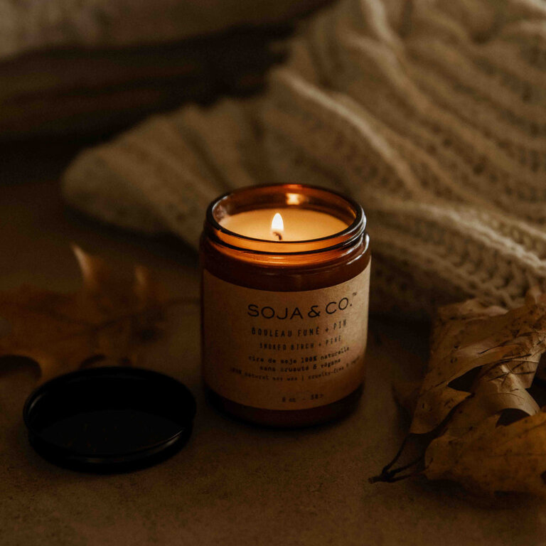 SOJA&CO Candle - Smoked Birch + Pine