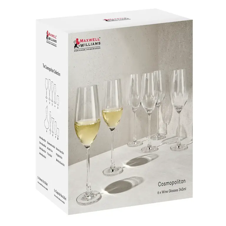 Cosmopolitan White Wine Glasses