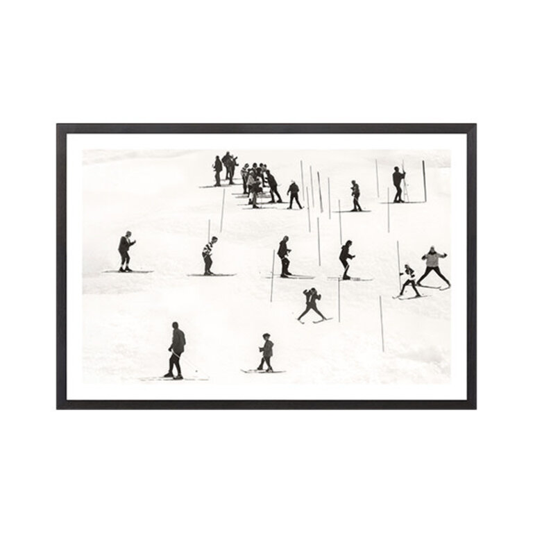 Celadon Art Cadre "Ski Lesson I C. 1966"