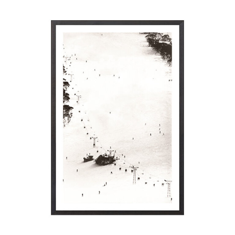 Celadon Art Frame "Ski Lift C. 1966"