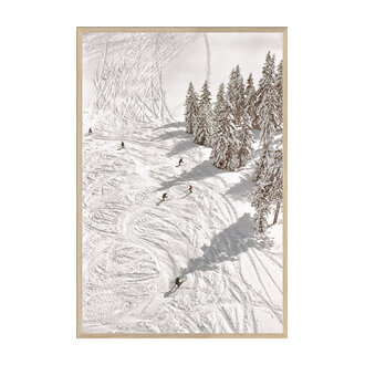 Cadre "Ski St-Anton Austria  C. 1955"