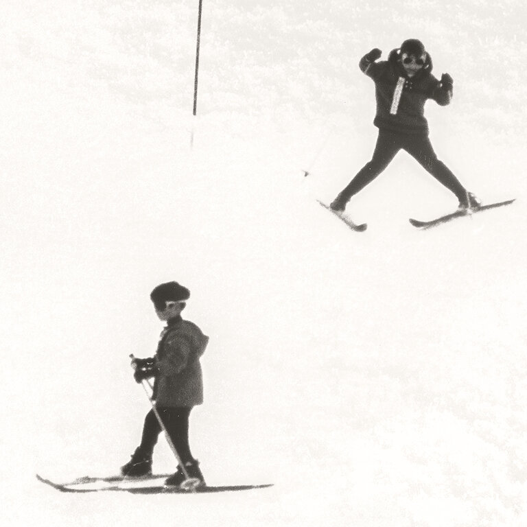 Celadon Art Cadre "Ski Lesson I C. 1966"