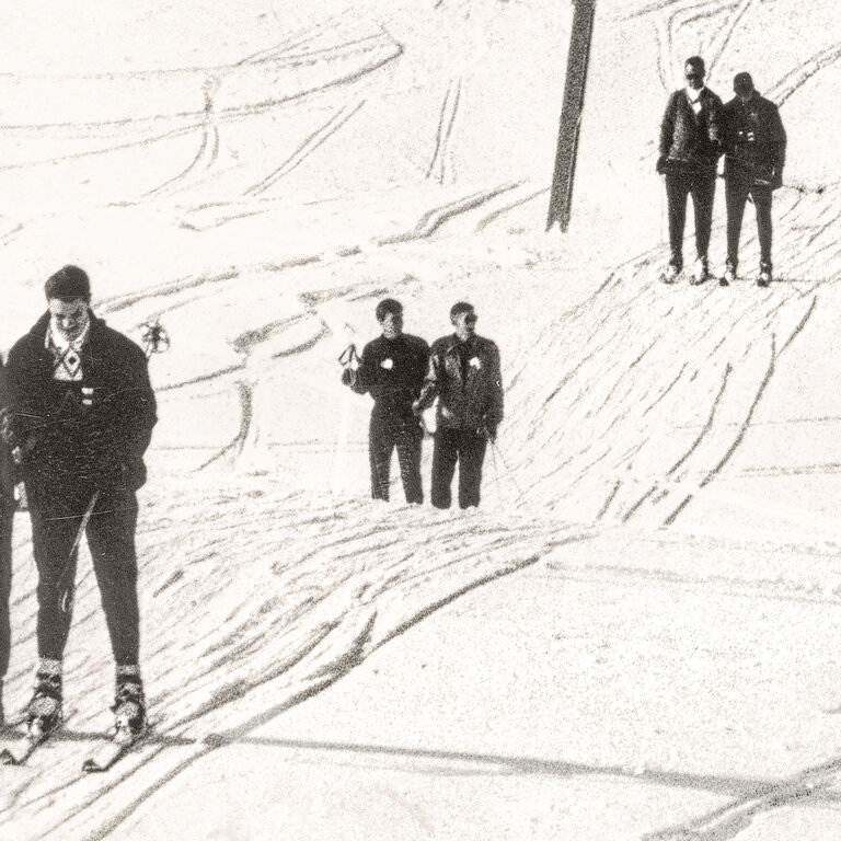 Celadon Art Cadre "Ski Vacation IV, C. 1960"