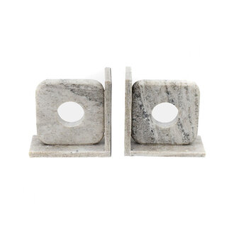 Ens. marble bookends