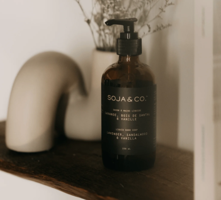 SOJA&CO SOJA&CO - Savon à mains - Lavande, Vanille + Bois de santal