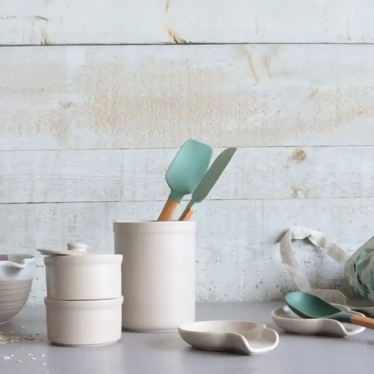 Mushroom Stoneware Spoon Rest