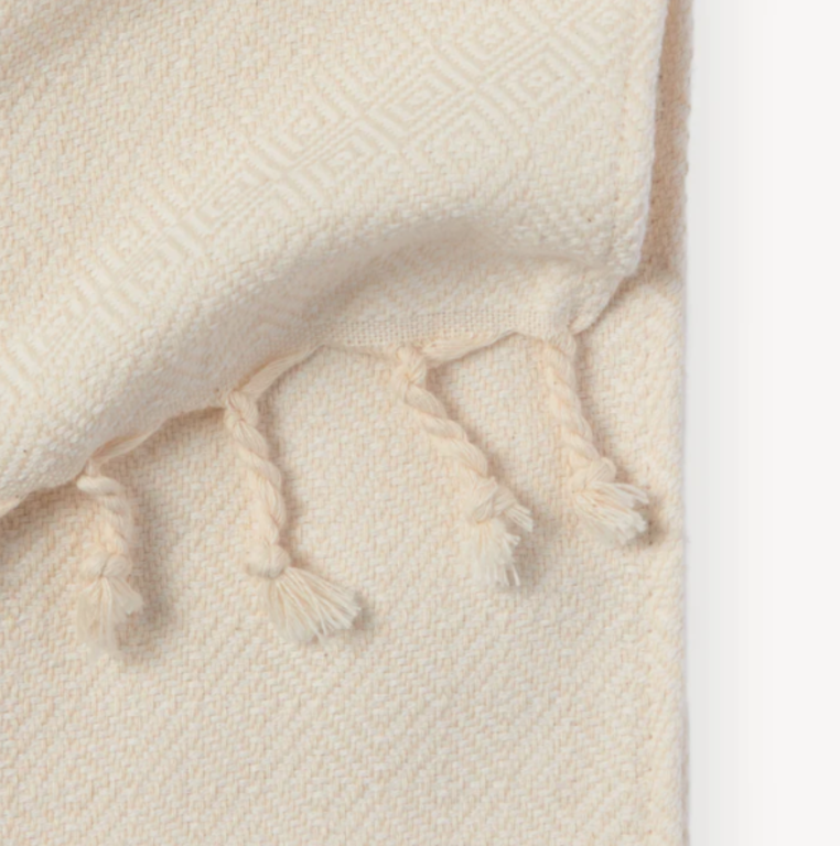 Diamond Hand Towel - Powder