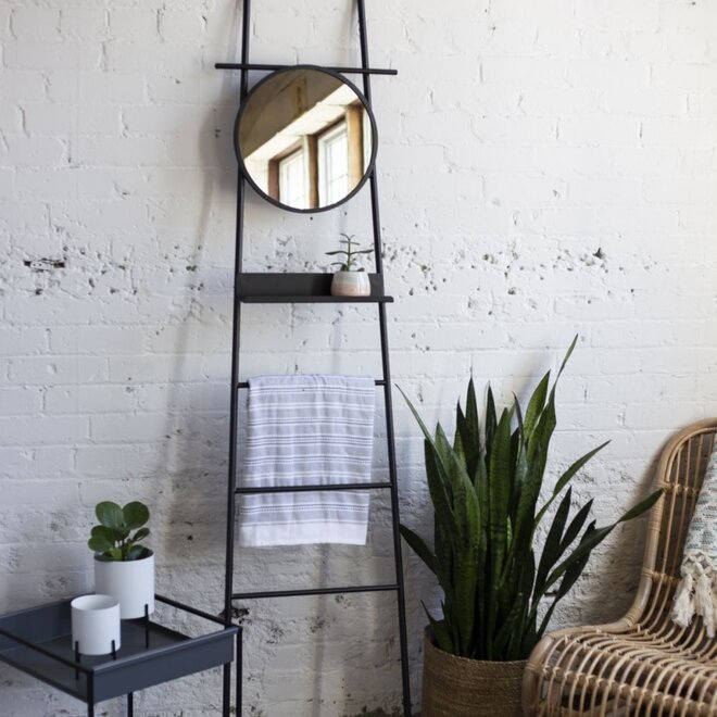 LADDER MIRROR Natural / IDEE Mirror Ladder - NATUR meubles design