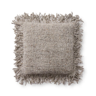 Loloi Rugs Coussin Bondi à franges - Beige
