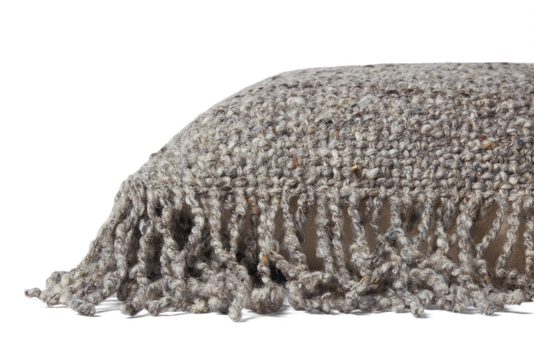 Loloi Rugs Coussin Bondi à franges - Beige