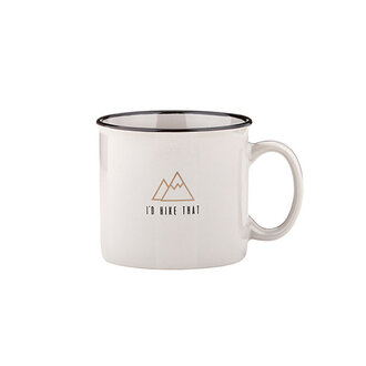 Santa Barbara Design Studio "I'd hike that" mug