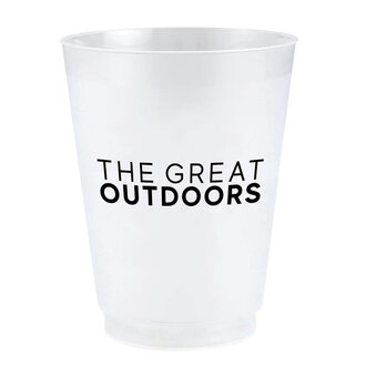 "Great outdoors" plastic glasses