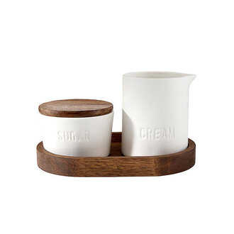 Santa Barbara Design Studio Ensemble Sucrier et Crèmier avec plateau