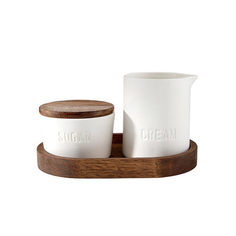 Santa Barbara Design Studio Sugar and Creamer Set with Tray